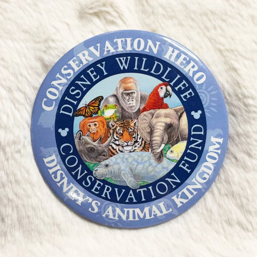 🔮 5/$25 Disney Animal Kingdom‎ Wildlife Conservation Fund Conservation Hero Pin